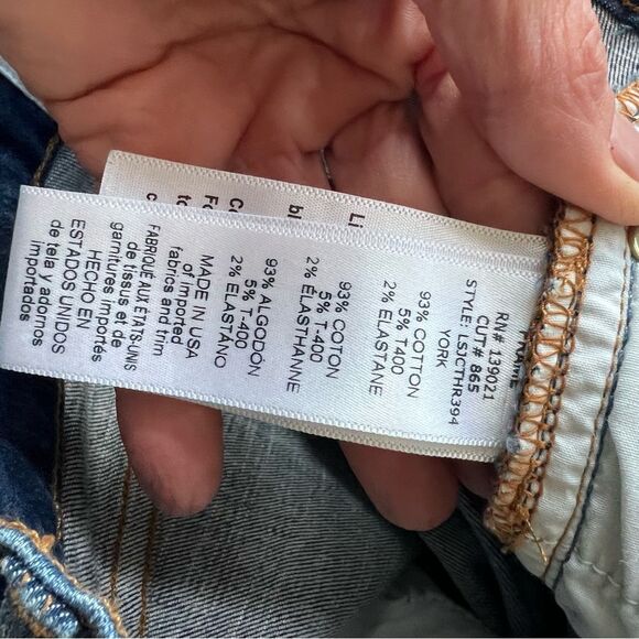 FRAME Denim Le Skinny de Jeanne Crop Jeans Tulip Raw Hem - Picture 10 of 13